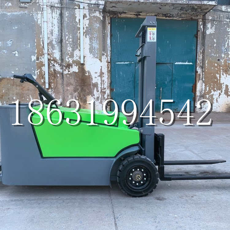 娄星区小型电动叉车1吨2吨步行站驾式电瓶堆高充电装卸车液压升降车铲车